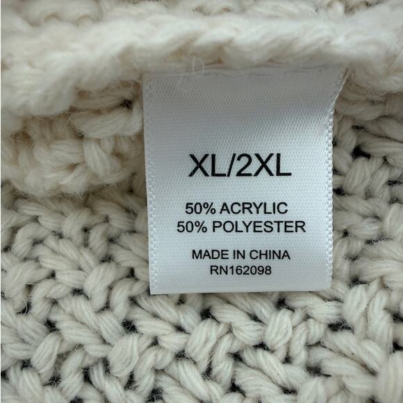 Taylor Swift | The Cardigan 2020 Folklore cream cable knit sweater | size XL/2XL - Picture 5 of 9